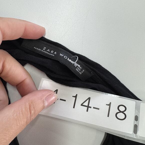 Zara Woman Vest Womens Small Lightweight Open Front Pockets Chic Long Gauzy - Picture 3 of 6